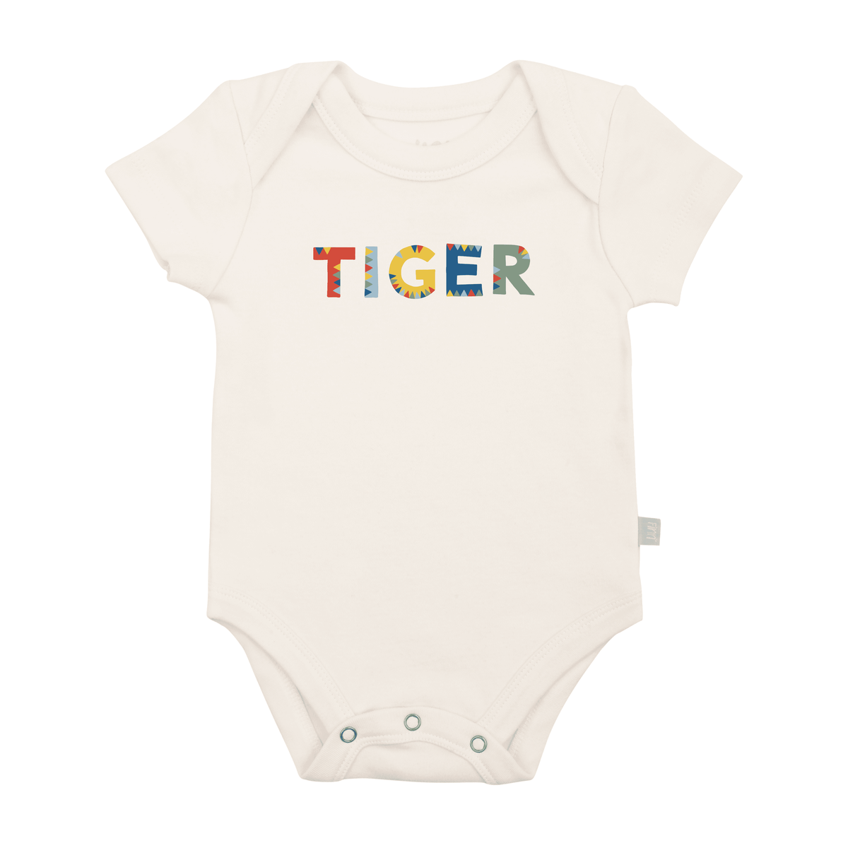 Baby Bodysuit | Organic Cotton | Tiger Graphic Print | Infants