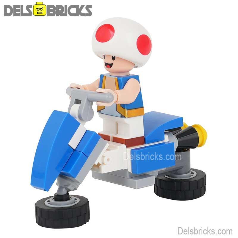 Toad Kart Super Mario Lego Minifigures From Mario Brothers Movie - ToylandEU