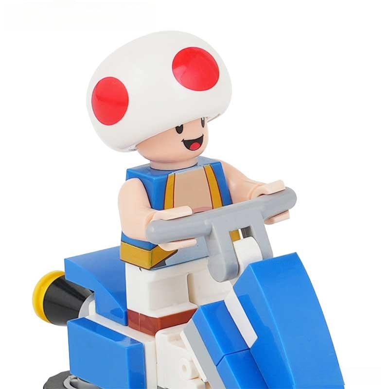 Toad Kart Lego Minifigure From Super Mario Movie Collectible
