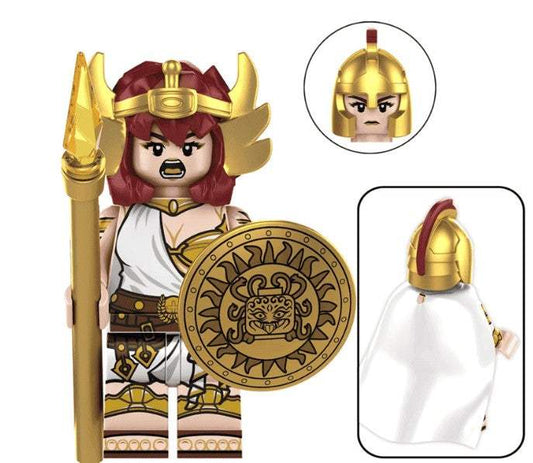 Athena | Greek Goddess of Wisdom & War | Custom Minifigure