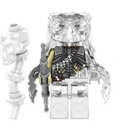 Predator Transparent | Custom Minifigure | ABS Plastic
