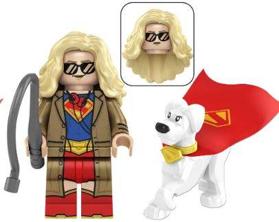 Supergirl with dog s2 | Custom Minifigure | ABS Plastic