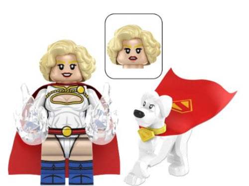 Supergirl with dog s4 | Custom Minifigure | ABS Plastic