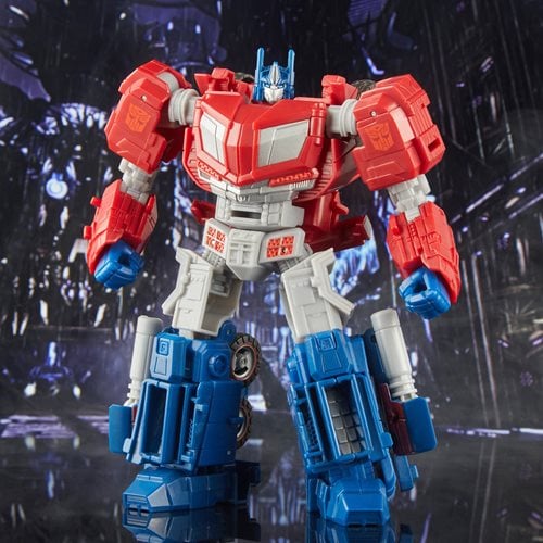 Transformers Studio Series Voyager Optimus Prime Gamer Edition With Axe