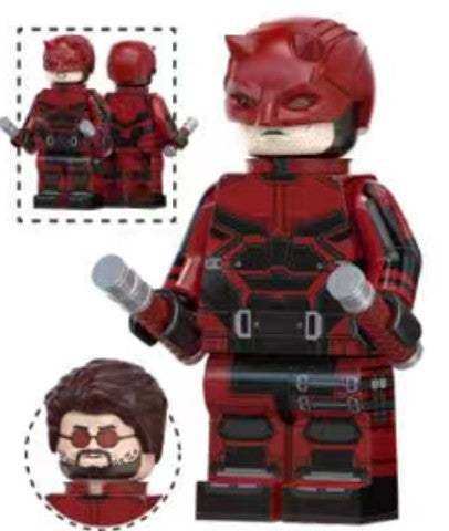 Red Suit Daredevil | Custom Minifigure | ABS Plastic