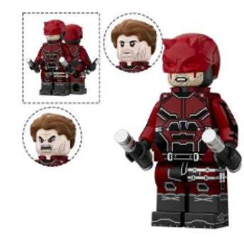 Red Suit Daredevil | Custom Minifigure | ABS Plastic | Version 2