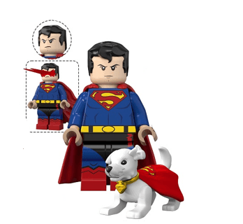 Superman Duo | Custom Minifigure | ABS Plastic