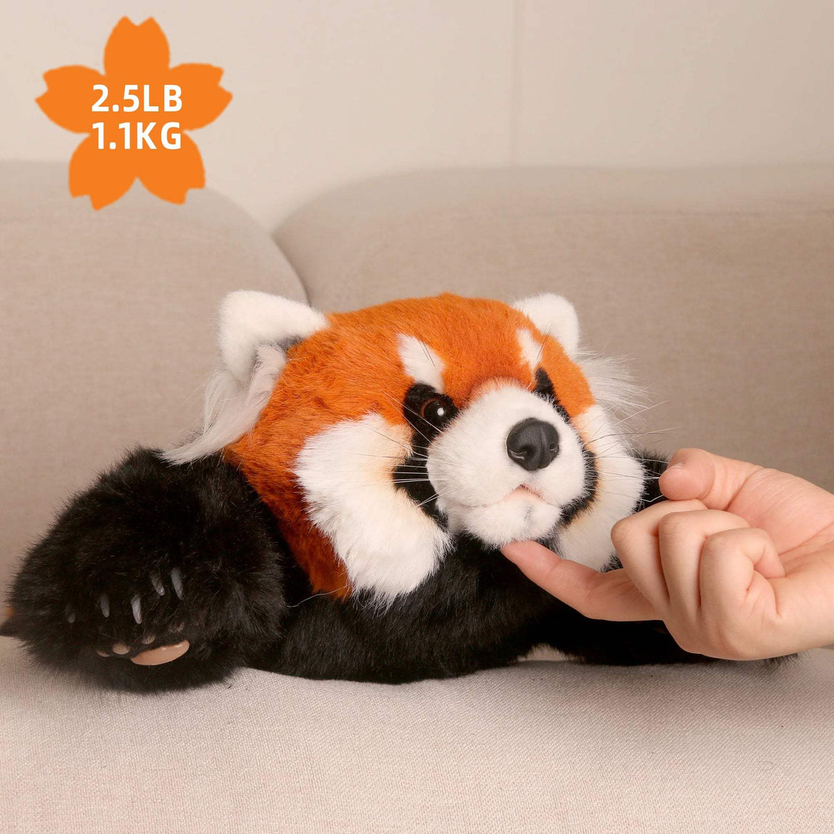 Weighted Stuffed Animal | 2.5 Lbs | Red Panda ESA Companion