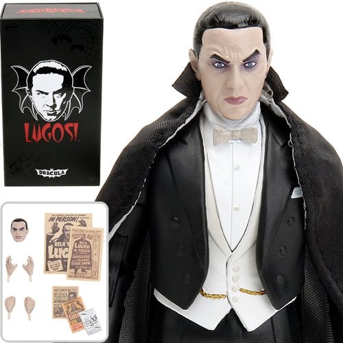 Bela Lugosi Dracula 6 Inch Action Figure Deluxe With Extras