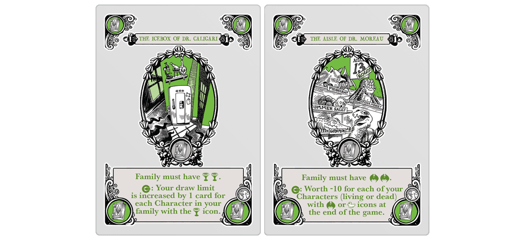 Gloom Expansion Unquiet Dead | 55 Cards | Undead Theme | Second Edition