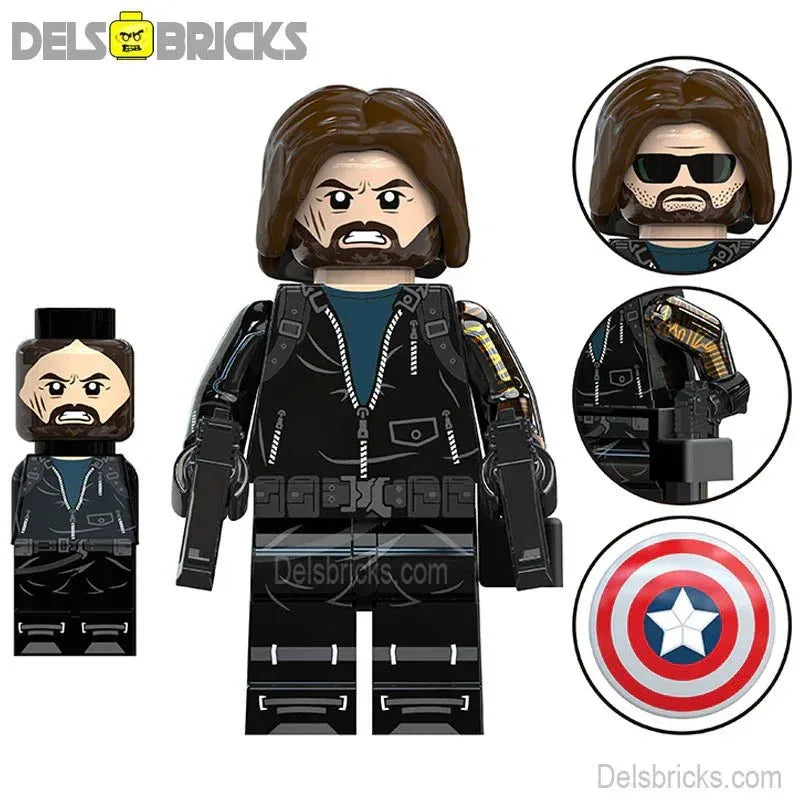 Winter Soldier Thunderbolts Lego Minifigures Custom Marvel Figures - ToylandEU