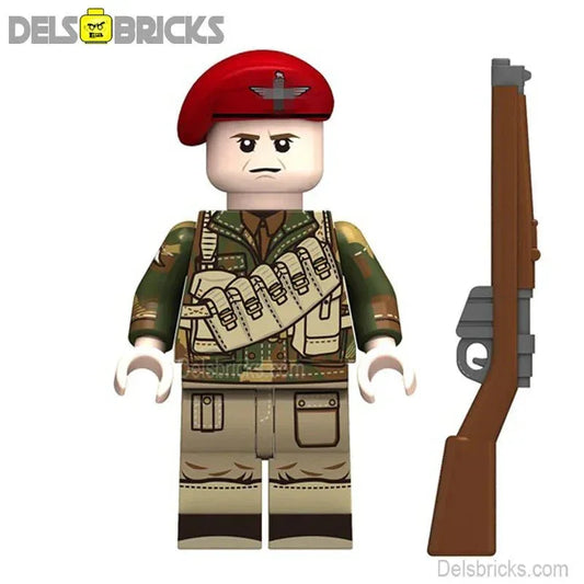 Customizable Lego Minifigures World War II British Red Devils - ToylandEU