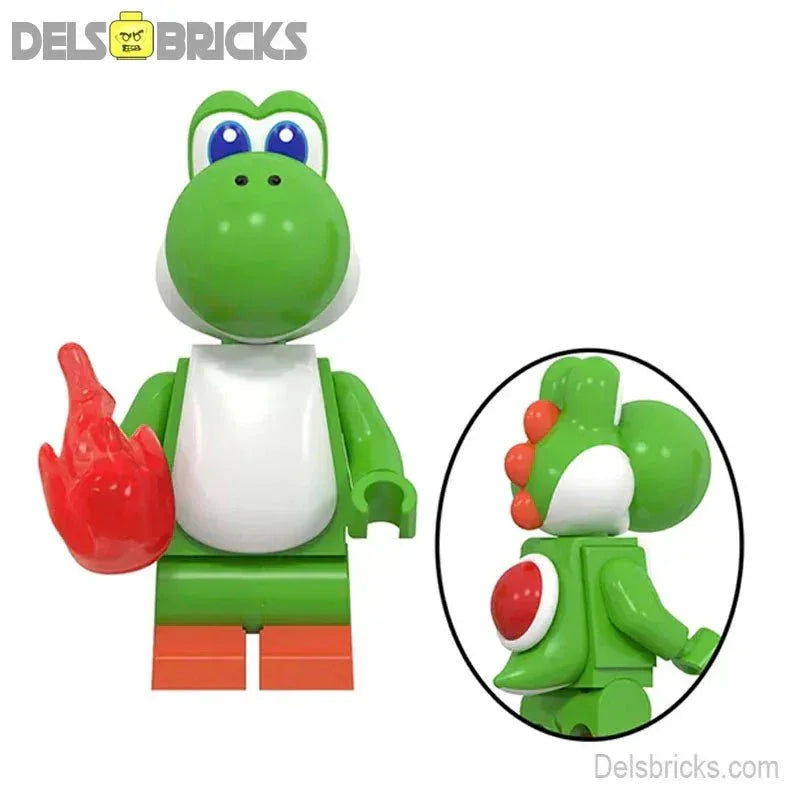 Yoshi from Super Mario Lego Minifigures - ToylandEU
