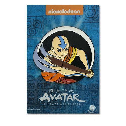 Avatar The Last Airbender Aang Soft Enamel Pin 2 Inch