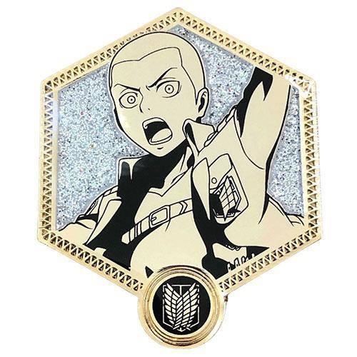 Attack On Titan Enamel Pin 1st Edition Golden Series Licensed