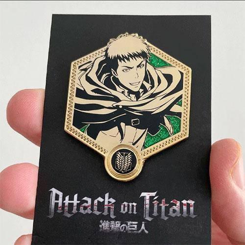 Attack On Titan Enamel Pin 1st Edition Golden Series Licensed