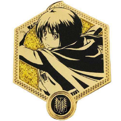 Attack On Titan Enamel Pin 1st Edition Golden Series Licensed