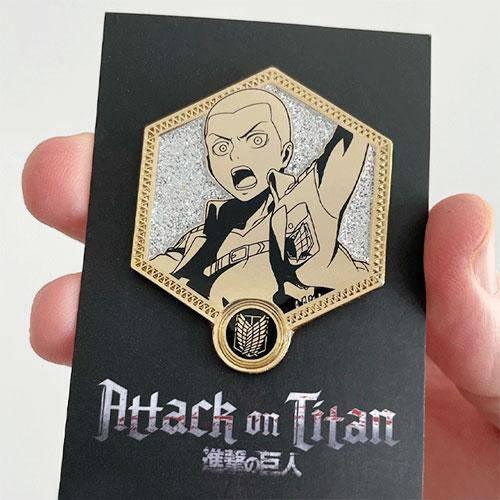 Attack On Titan Enamel Pin 1st Edition Golden Series Licensed