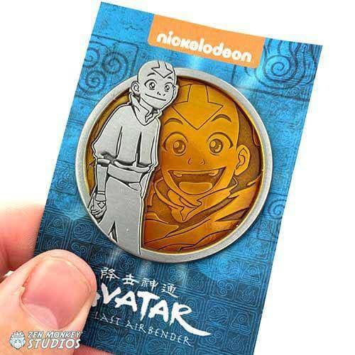 Avatar The Last Airbender Licensed Enamel Pin Antique Finish