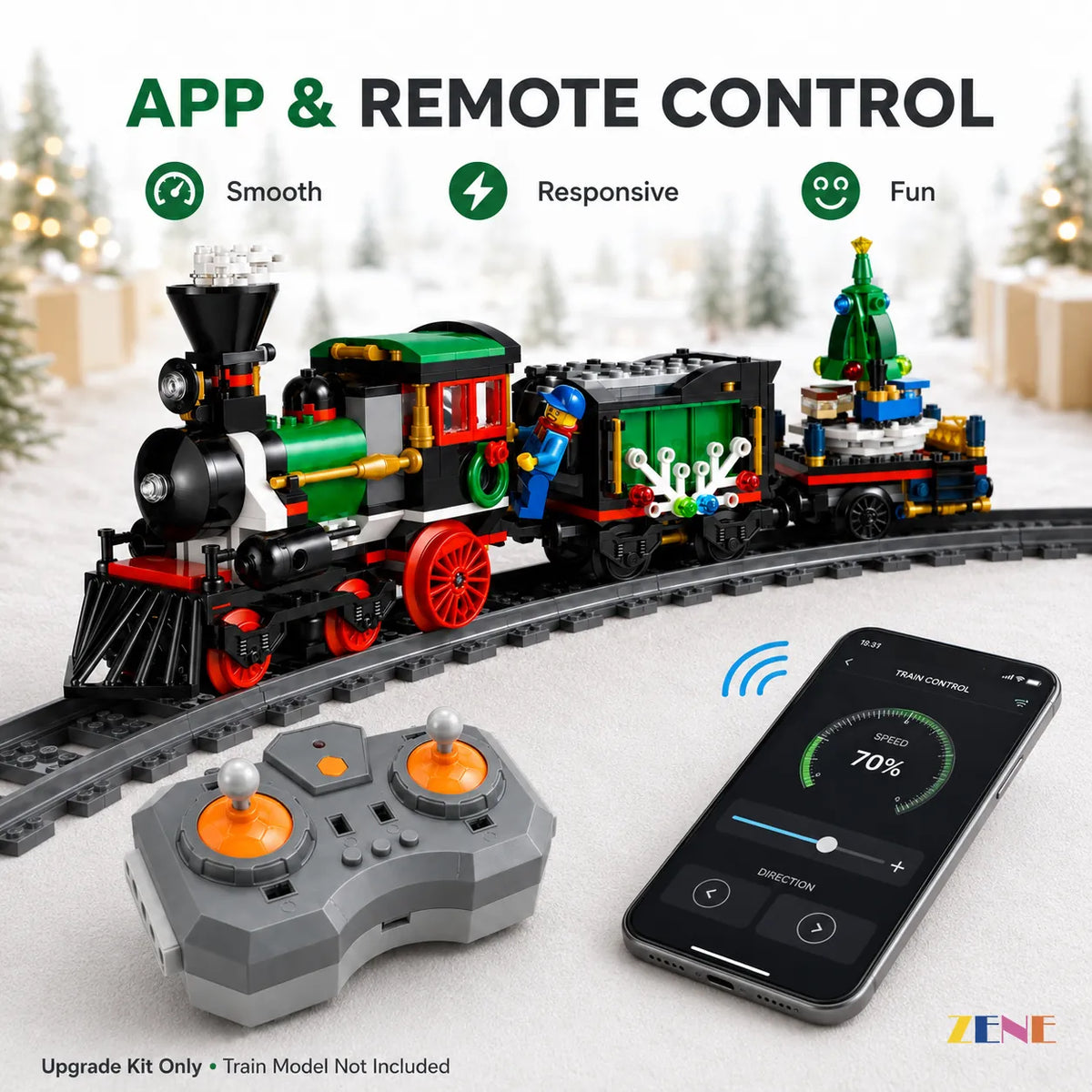 Motor Upgrade Kit for Winter Holiday Train #10254 Power Functions